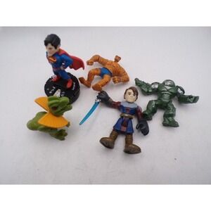 Mixed Action Figure Lot Superman HeroClix Anakin Skywalker The Thing Hulkbuster